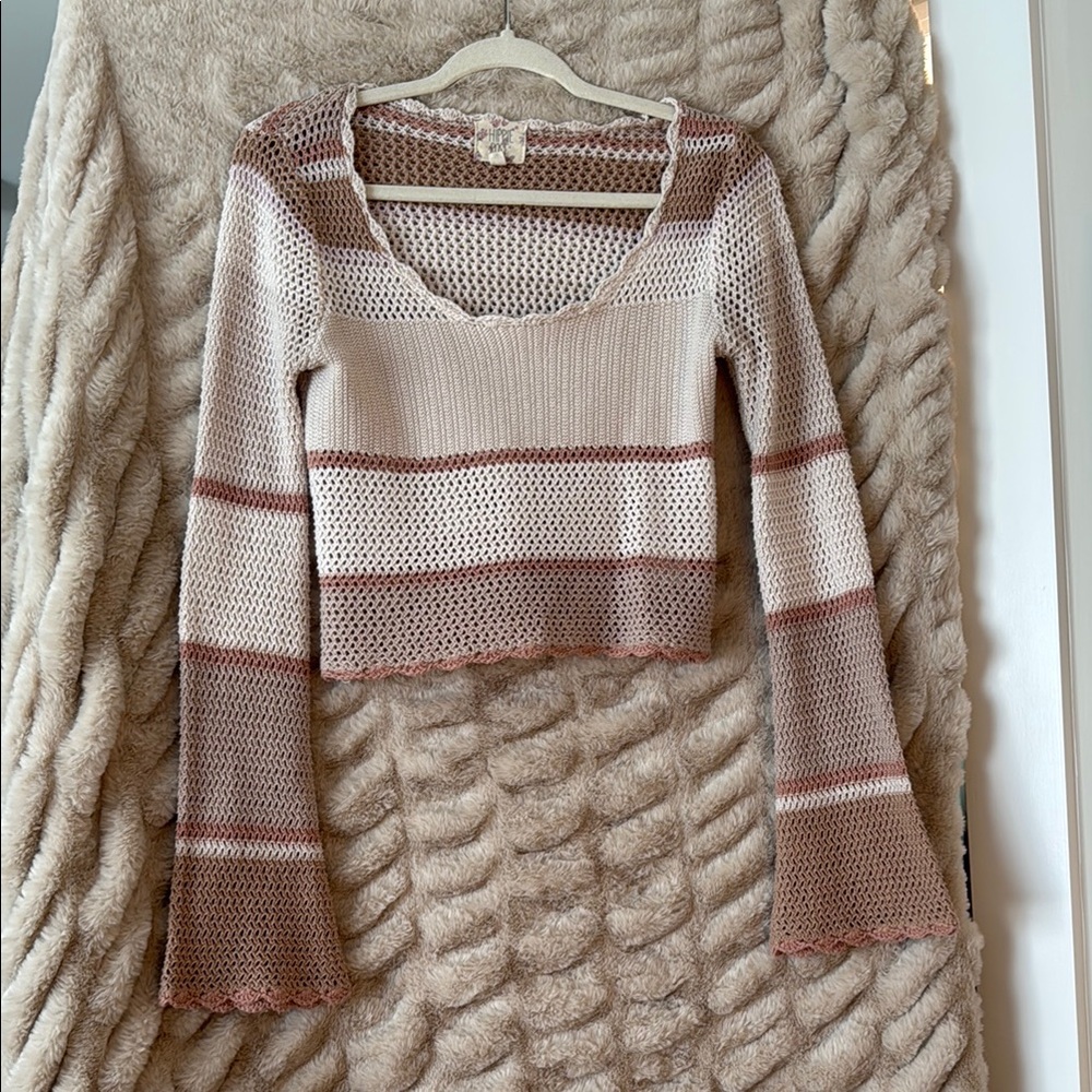 Striped Knit Sweater